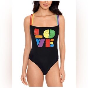 🆕 Sirena Swim One Piece Colorful ‘LOVE’ Swimsuit